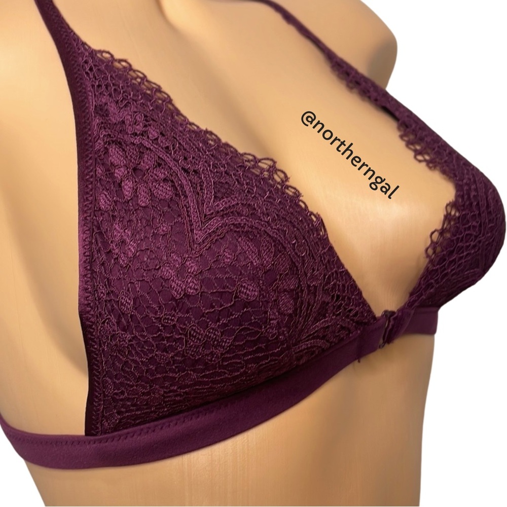 Victoria’s Secret Front Close Bralette Purple - Picture 7 of 16